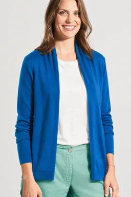 HempAge Hempage Damen vegan Leichte Strickjacke In Meeresblau – Produktbild 1 von 1