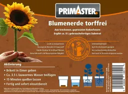 Primaster Blumenerde Primaster Blumenerde torffrei Brikett für 8 Liter, Torffrei – Produktbild 1 von 1