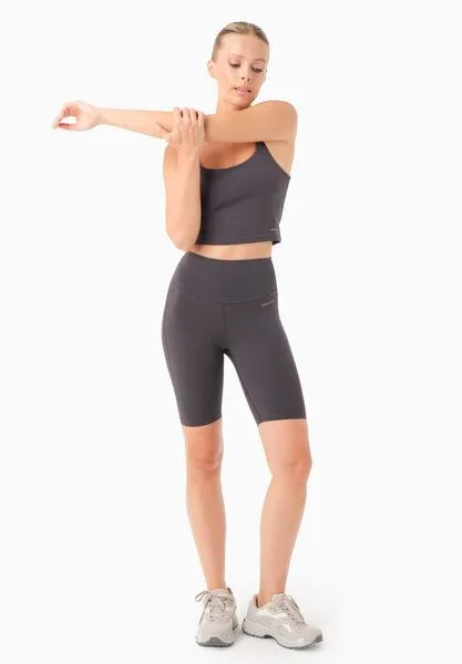 ORGANICATION ORGANICATION TARRA | Crop-Top aus Bio-Baumwolle, Shadow, – Produktbild 2 von 3