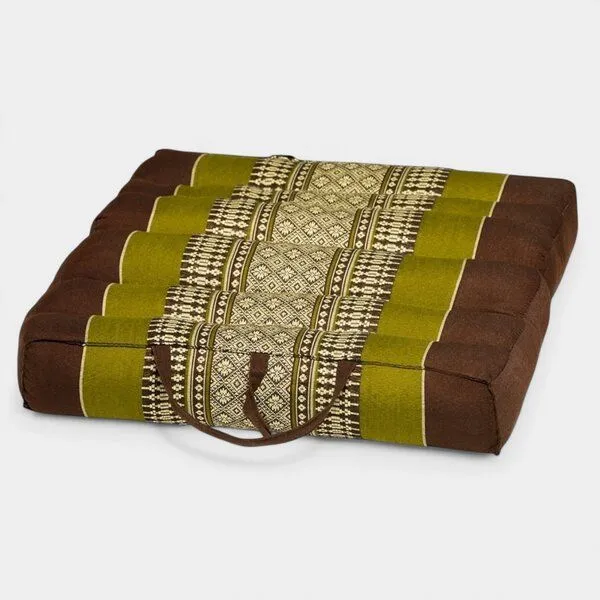 Der Lindwurm Der Lindwurm Yogablock mit Kapokfüllung, Moosgrün/braun, – Produktbild 2 von 2