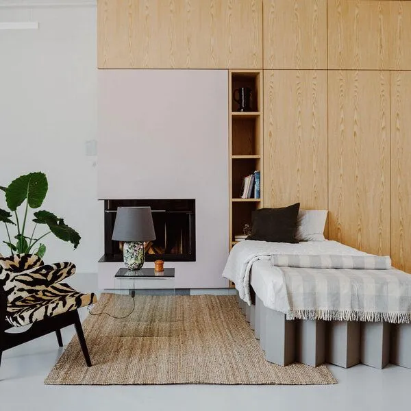 ROOM IN A BOX ROOM IN A BOX Bett 2.0, Kieselgrau, – Produktbild 1 von 4