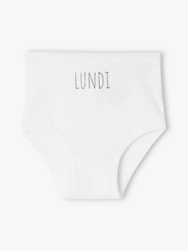 Vertbaudet 5er-Pack Baby Slips BASIC set, Set weiß, – Produktbild 3 von 4