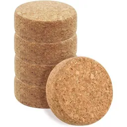Kork-Deko Kork-Deko 5er-Pack Korkzylinder: Geometrische Formen aus Presskork | Ideal für Hobby, Basteln und Modellbau | Maße 6x4 cm – Produktbild 1 von 1