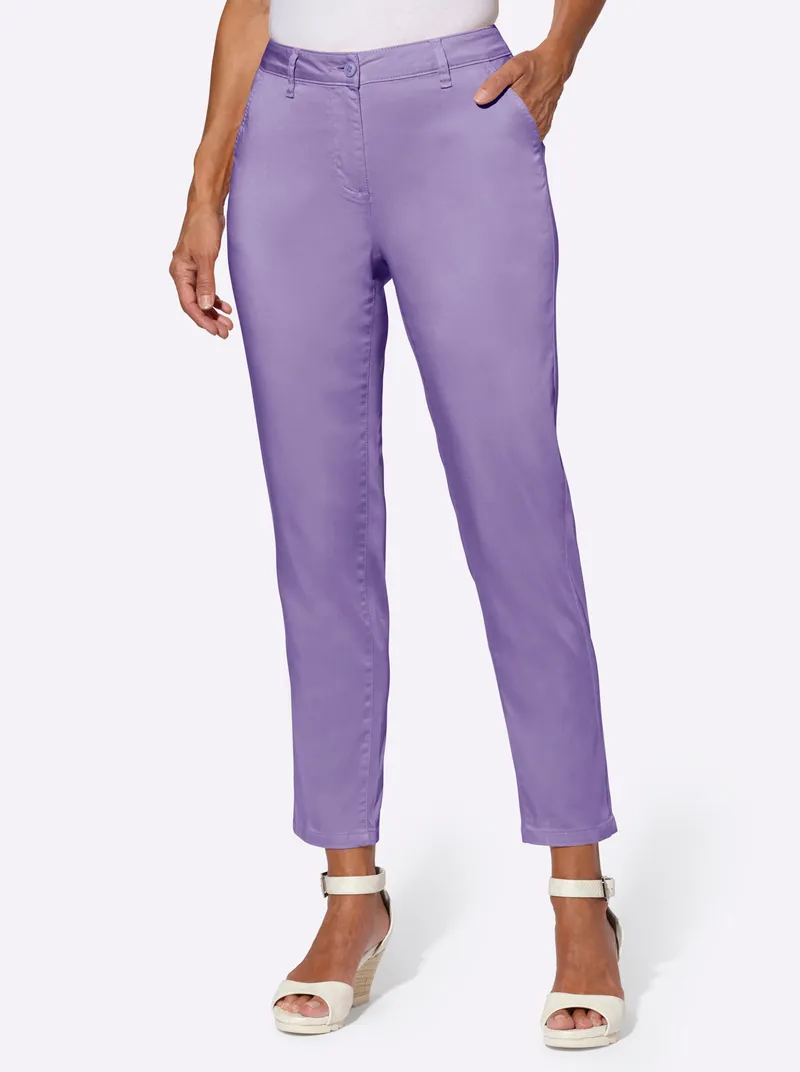 Witt Chinohose, Lavendel, – Produktbild 1 von 2