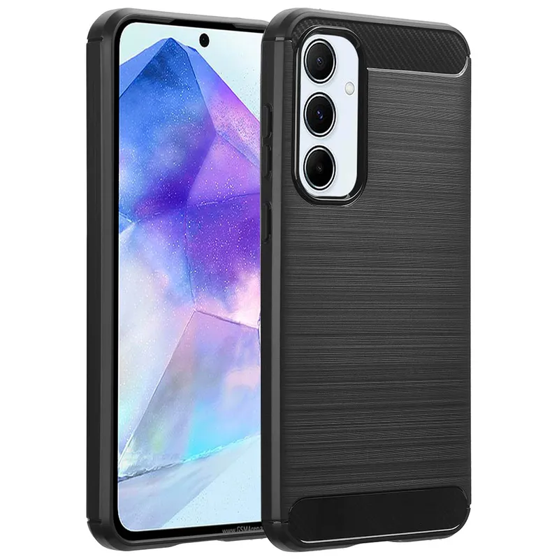 imoshion imoshion Brushed Back Cover für das Samsung Galaxy A55, Schwarz, – Produktbild 1 von 1