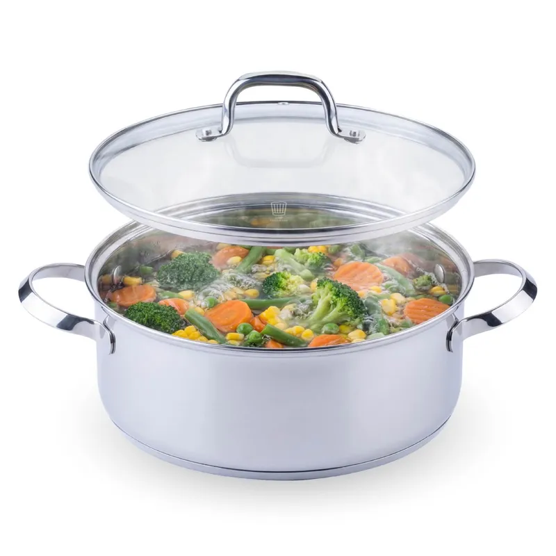 Chefkoch trifft Fackelmann Chefkoch trifft Fackelmann Servierpfanne mit Deckel Rosenheim, Ø28cm – Produktbild 1 von 3