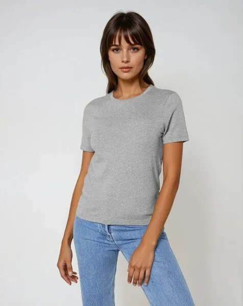 TORLAND TORLAND Damen T-Shirt ELLA PREMIUM, Grau (heather grey), – Produktbild 1 von 3