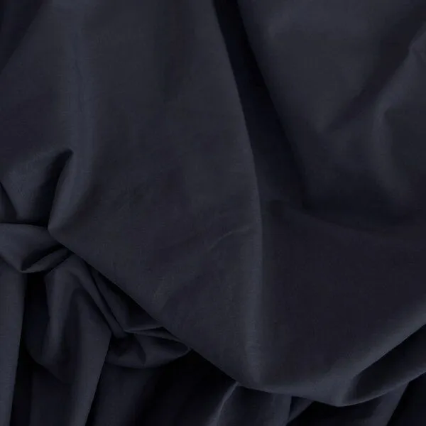 Kayori Kayori Topper Spannbetttuch Baumwollsatin, Navy, – Produktbild 3 von 4