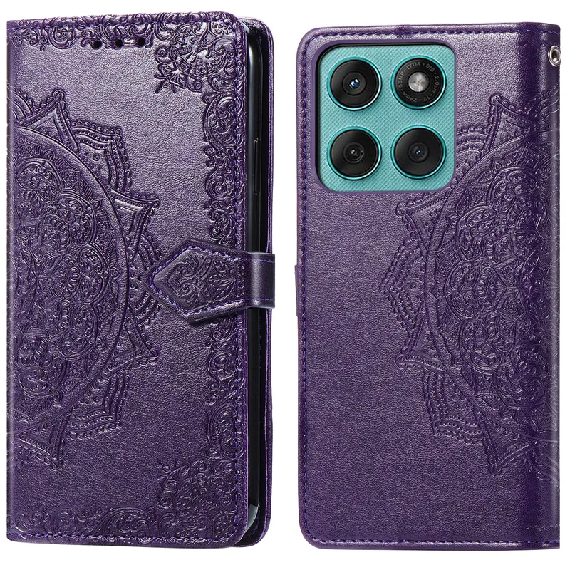 imoshion imoshion Mandala Klapphülle für das Motorola Moto G57 Power, Lila, – Produktbild 1 von 1
