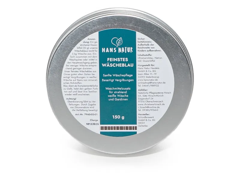 HANS NATUR Wäscheblau 150 g – Produktbild 1 von 1