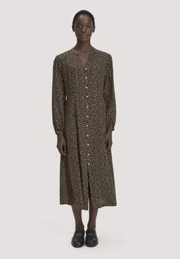 hessnatur hessnatur Midikleid Relaxed aus SaXcell® Lyocell – Produktbild 1 von 1