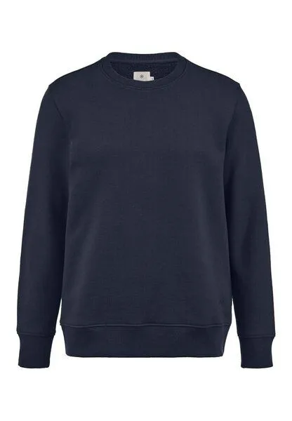 hessnatur hessnatur Sweatshirt Regular BETTERRECYCLING aus reiner Bio-Baumwolle, Marine, – Produktbild 3 von 4