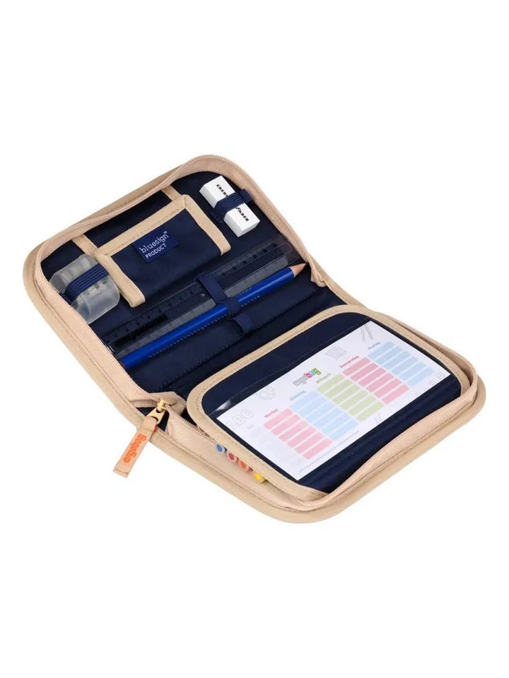 Ergobag Ergobag Federmäppchen Federmäppchen, (1-tlg), mit Lyra‑Stiften, Beige, – Produktbild 3 von 3