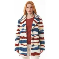 ORGANICATION ORGANICATION Teddy-Jacke aus recyceltem Polyester, Multi color, – Produktbild 1 von 1