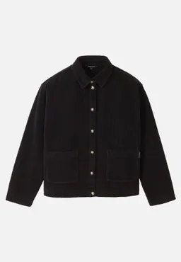 recolution Recolution Damen vegan Overshirt Cord Rhodea Schwarz – Produktbild 1 von 1
