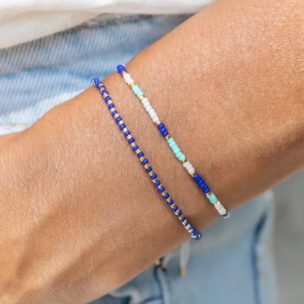 juni juni Blaues Armband-Set "Thalassa" – Produktbild 3 von 4