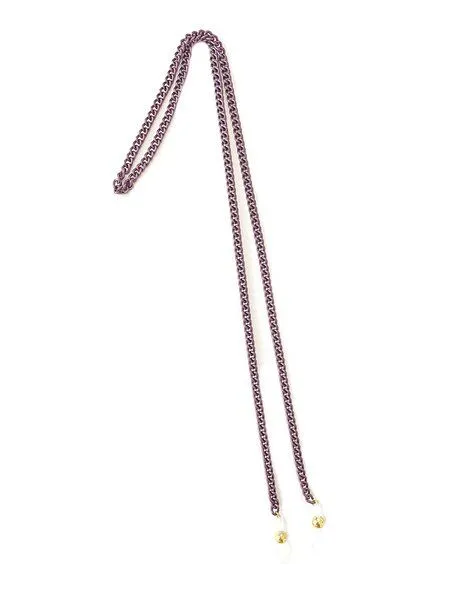 Crystal and Sage Crystal and Sage Brillenkette, Metallic violett, – Produktbild 1 von 1