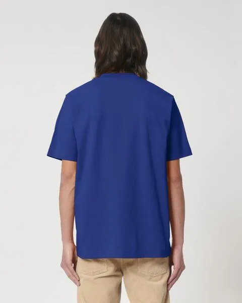 UNIPOLAR UNIPOLAR Oversized T-Shirt Modell: Free, Worker blue, – Produktbild 6 von 6