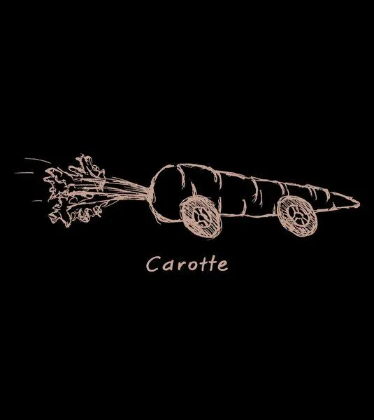 Gary Mash GARY MASH T-Shirt Carotte aus Biobaumwolle, Schwarz, – Produktbild 4 von 4