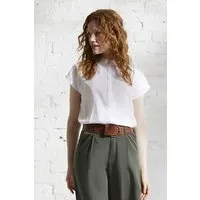 Wunderwerk Wunderwerk Damen Bluse, kurzärmelig, "TENCEL square blouse 1/2" – Produktbild 1 von 1