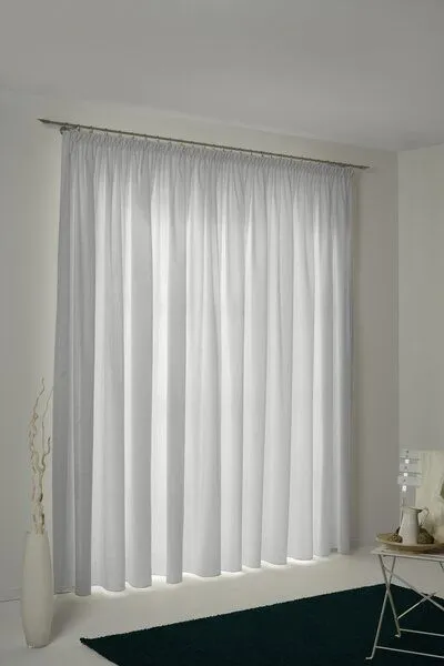 Nature by Adam Nature by Adam Vorhang aus 100% Bio-Baumwolle - Made in Germany - Uni Collection light, Hellgrau, – Produktbild 7 von 7