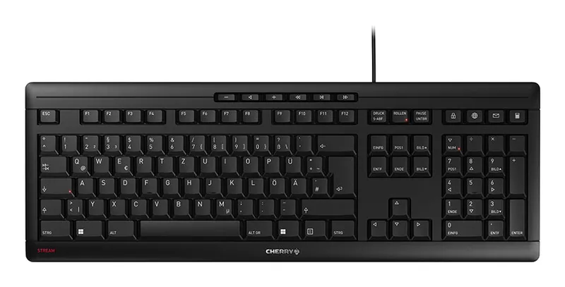 Cherry Cherry Tastatur 'Stream JK-8500', schwarz – Produktbild 3 von 6