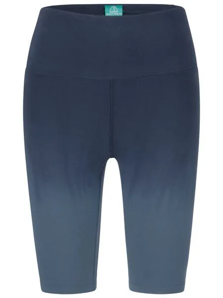 nice to meet me nice to meet me Essential Biker aus Biobaumwolle - Tie Dye Radlerhose, Gradient blue, – Produktbild 1 von 3
