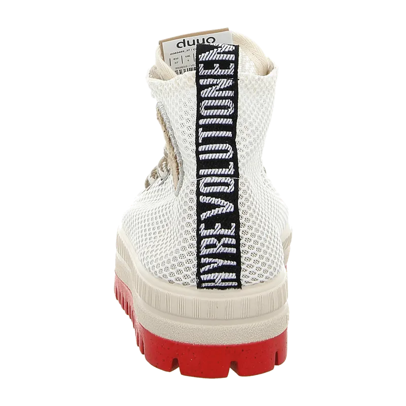Duuo Duuo Damen Plateau Sneaker für Damen, Weiß, – Produktbild 4 von 7