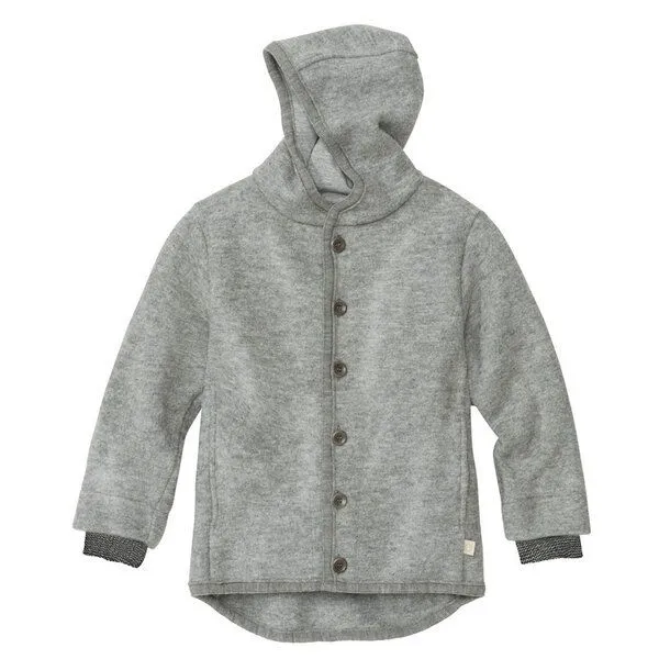 Disana Disana Kleinkinder Walk-Jacke kbT-Merino Schurwolle, Grau, – Produktbild 1 von 4