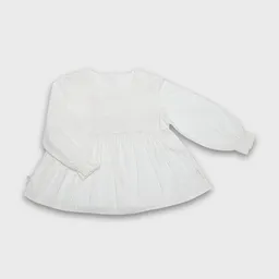 OrganicEra OrganicEra Bio Vual Baby Mädchen Bluse, Weiß – Produktbild 1 von 1