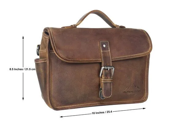 Alpenleder Alpenleder Messenger Bag CRUISER, Wild camel, – Produktbild 1 von 4