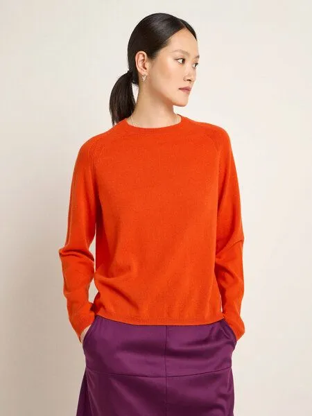LANIUS LANIUS Pullover aus Bio-Kaschmir, Bright rooibos, – Produktbild 1 von 4