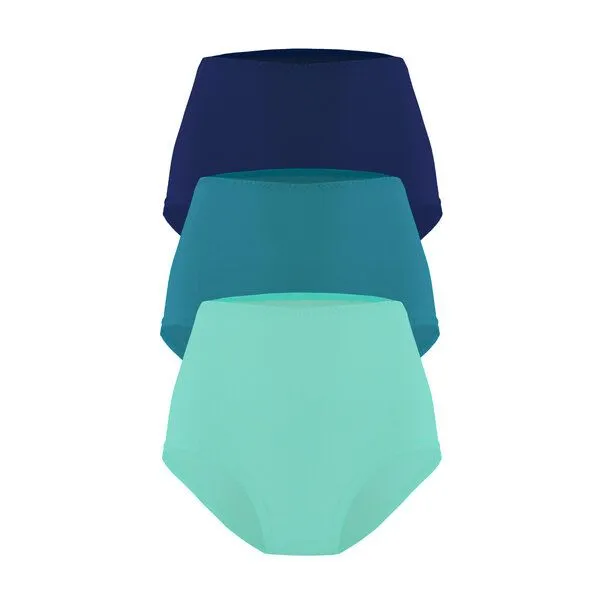 Frija Omina Frija Omina 3er Set Bio-Bio Taillenslip Lille, Wasser (blau), – Produktbild 1 von 2