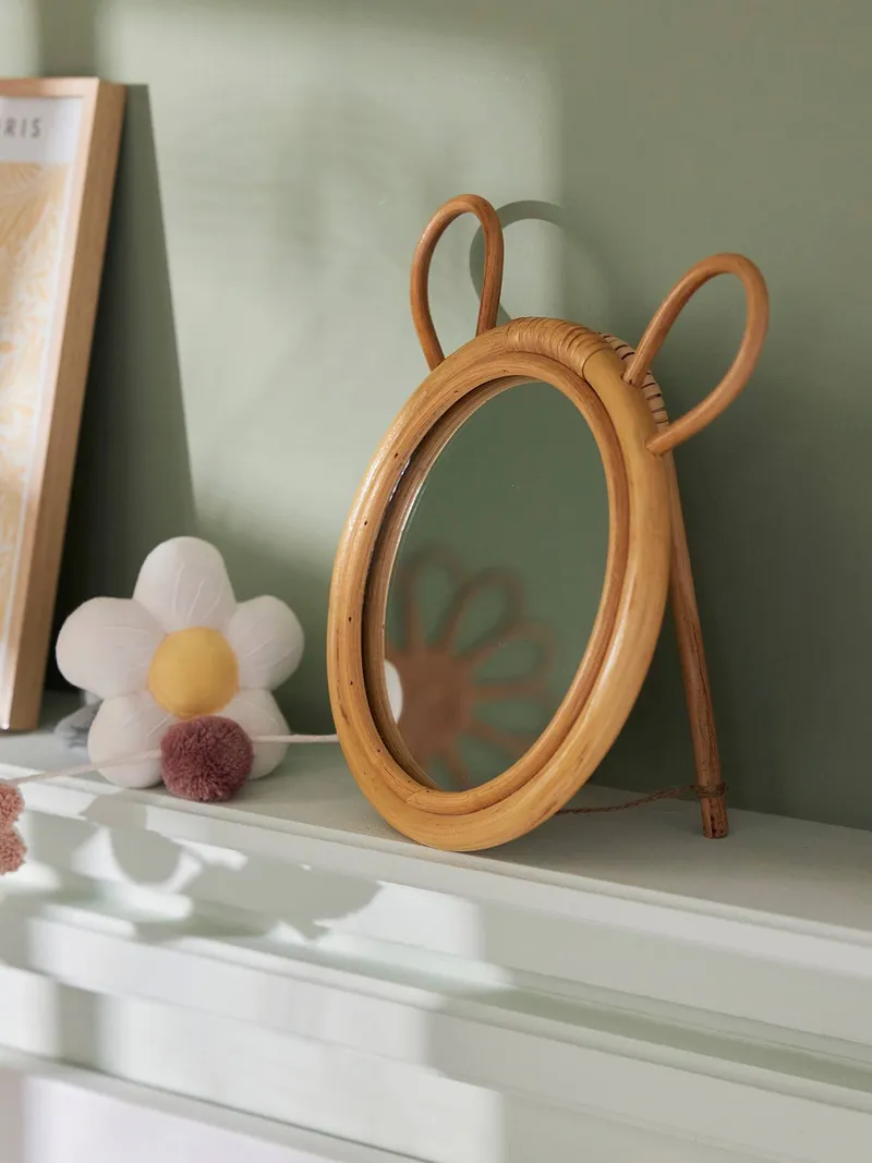 Vertbaudet Kinderzimmer Tischspiegel BÄR, Braun, – Produktbild 2 von 4