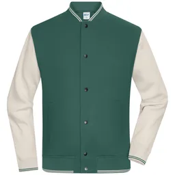 Daiber Daiber Sportive College-Jacke für Promotion und Lifestyle 8044 Gr. L smoky-green/sandstone – Produktbild 1 von 1