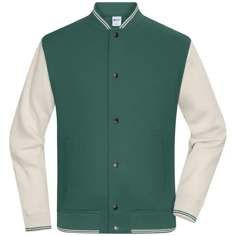 Daiber Daiber Sportive College-Jacke für Promotion und Lifestyle 8044 Gr. XS smoky-green/sandstone – Produktbild 1 von 1