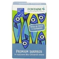 Fontaine Sardinen mit Haut und Gräten in Olivenöl – Produktbild 1 von 1