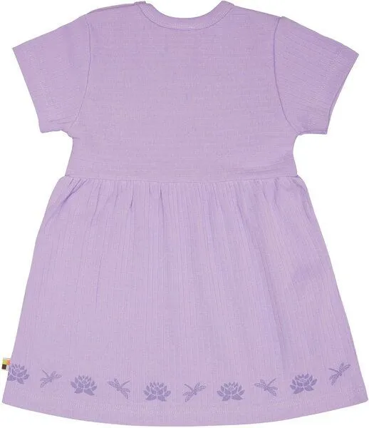 loud + proud loud + proud Babys & Kinder Kleid Derby Rib, GOTS-zertifiziert, Lilac(lila), – Produktbild 1 von 2