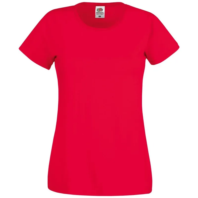 Fruit Of The Loom Fruit of the Loom Cotton Classics Damen T-Shirt 16.1420 Gr. XL red – Produktbild 1 von 1