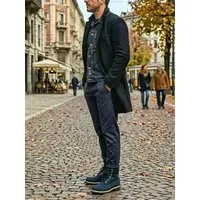 Will s Vegan Shop Will's Vegan Shop Dock-Boots Veganes Wildleder Herren, Dunkelblau veganes wildleder, – Produktbild 1 von 1