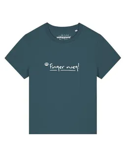 watapparel watapparel T-Shirt Frauen Finger weg – Produktbild 1 von 1