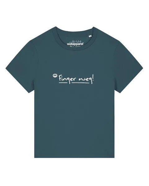 watapparel watapparel T-Shirt Frauen Finger weg, Stargazer, – Produktbild 1 von 2