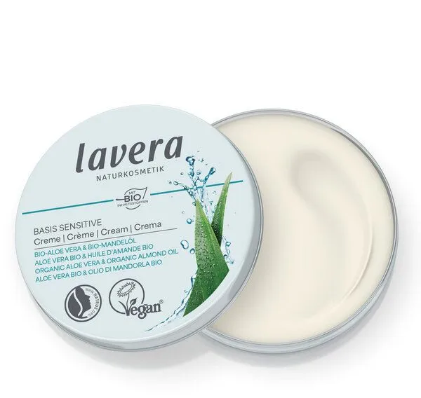 lavera lavera basis sensitiv Cremedusche Intense Care 200 ml – Produktbild 1 von 1