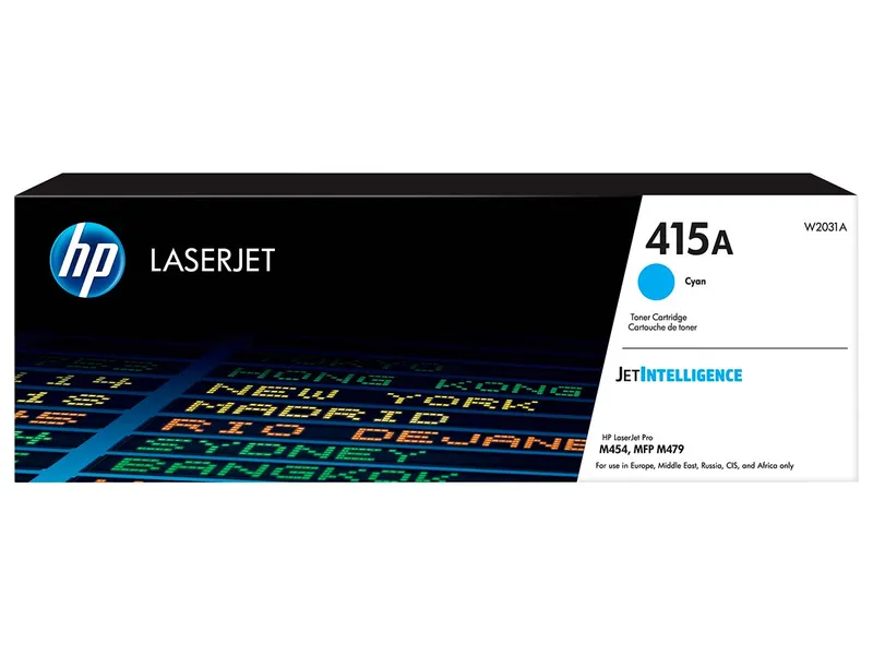 Hewlett Packard hp Druckkassette W2031A, Nr. 415A cyan – Produktbild 1 von 1