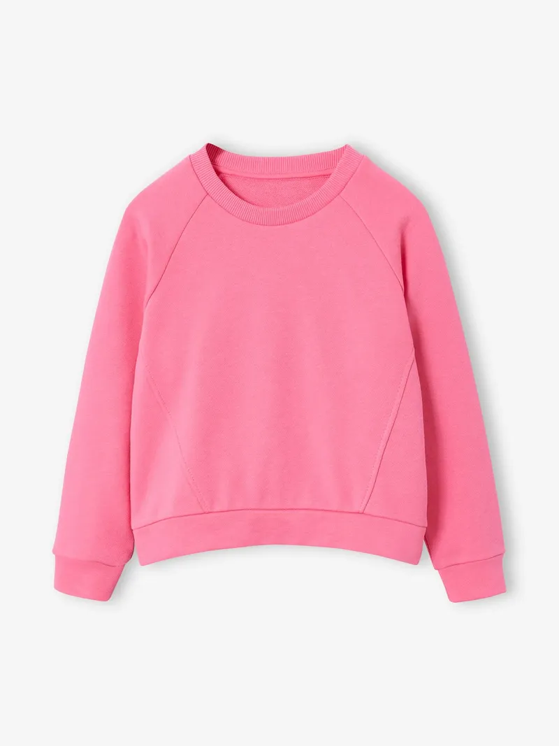 Vertbaudet Set aus Sweatshirt und Leggings für Mädchen, Grau meliert, – Produktbild 3 von 4