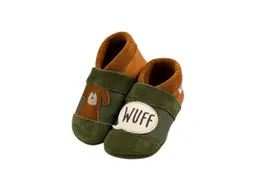 Pantolinos Pantolinos Baby und Kinder Lederpuschen Krabbelschuhe Hund – Produktbild 1 von 1
