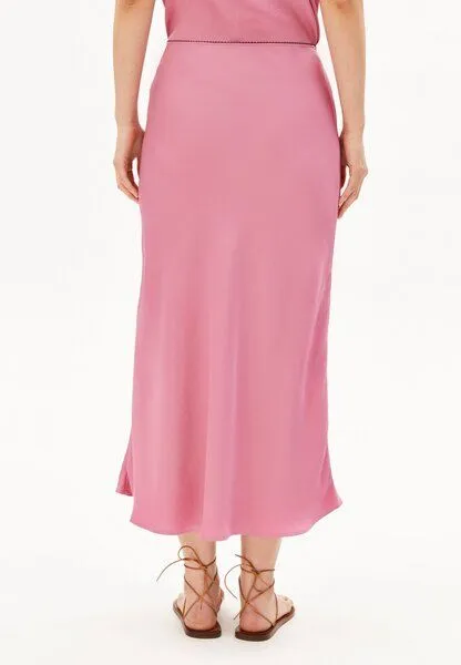 ARMEDANGELS ARMEDANGELS LENOVAA SATIN Damen Webrock aus Naia Renew Mix, Washed berry, – Produktbild 2 von 4