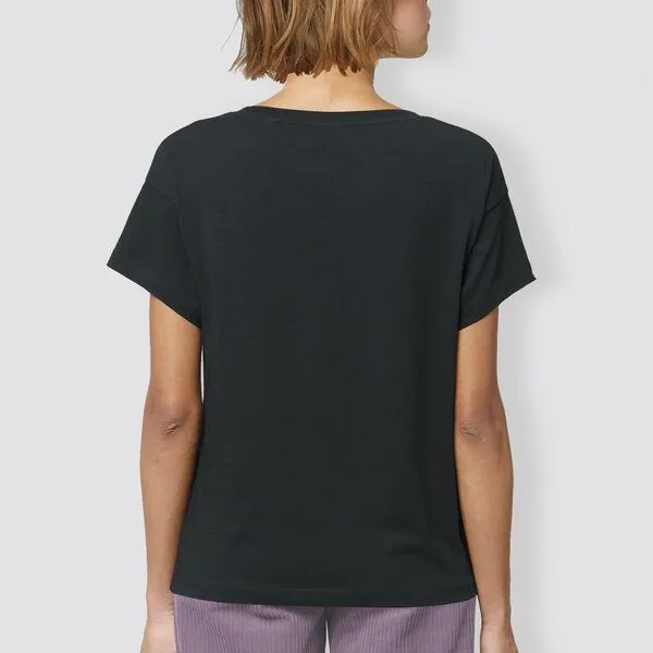 little kiwi little kiwi Damen T-Shirt, "Kiwi", Schwarz – Produktbild 2 von 2
