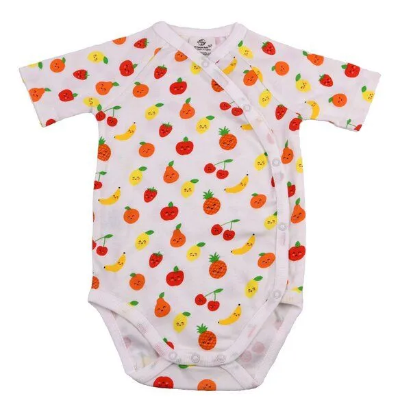 El Puente El Puente Babybody "Funny Fruits" Bio-zertifiziert, Mehrfarbig, – Produktbild 1 von 2