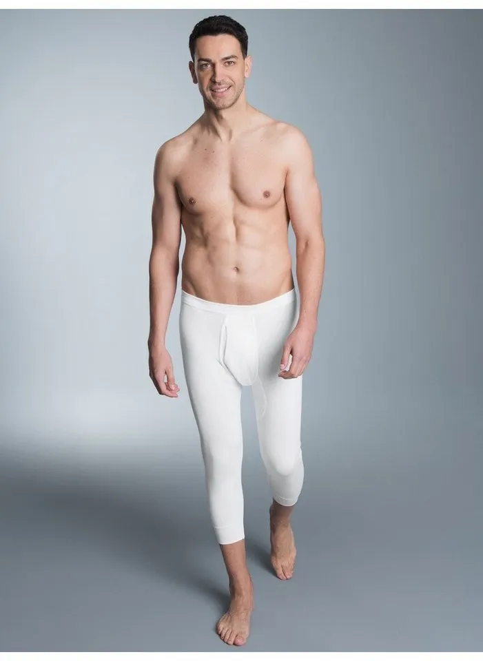 Trigema Lange Unterhose TRIGEMA 3/4 Unterhose im Doppelpack (2-St), Weiß, – Produktbild 1 von 4